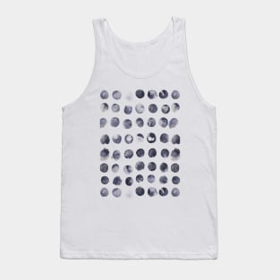 Moon Phases polka dots Tank Top